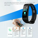 Y5 0.96 inch Heart Rate Blood Pressure Monitor Fitness Smart Band (Black)