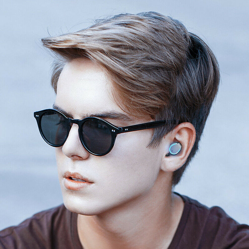 F9-5 Wireless Bluetooth 5.0 Headphones Stereo HiFi Earbuds Headset Phone Stand