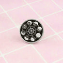 Creative Ferris Wheel Full Moon Star Brooch Badge Lapel Shirts Round Pins