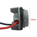 2Pcs 1156 Bay15D Lamp Holder Bulbs P21/5W Adapter Base Socket Connector Pla L4V7
