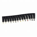 28x DC Power 5.5x2.1mm Jack to 28 Plug Power Adapter for Notebook Black