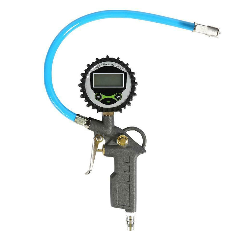 Car Motorcycle Repair Digital Display Tire Pressure Inflator Gauge Test Table