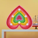 DIY Love Rainbow Diamond Painting Modeling Light Full Drill LED Decor Lamp