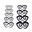 Lot 9 Pairs Triangle Ear Stretching Kit Set 00G-14G Plug TUNNELS Tapers EXPANDER