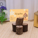 10Pcs Wooden Table Number Stand Place Name Memo Card Holder Party Wedding Decor