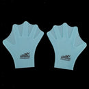 2 Pairs Silicone Force Web Gloves Swimming Hand Aqua Training for Children