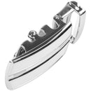 Men's Solid Buckle Automatic Ratchet Leather Belt Buckle In the middle