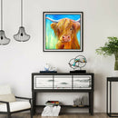 5D Full Drill Diamond Painting Animal Yak Rhinestone Bead Mosaic (B2293)