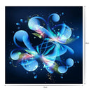 DIY 5D Diamond Embroidery Painting Blue Flower Cross Stitch Home Decor