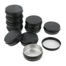 60 Packs Mini 60g Metal Round Tin Jars Cans Travel Candle Box with Lids