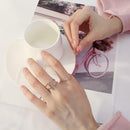 4pcs/Set Simple Unisex Geometry Open Adjustable Alloy Plating Finger Rings