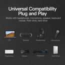 4 Port USB 3.0 Hub Super Speed 5Gbps Converter Cable Adapter for Laptop PC