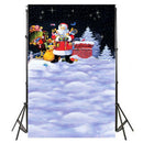 Photographic Xmas Theme Decor Screen Photo Wall Hanging Background Backdrop Prop