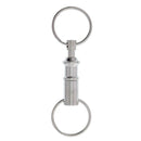 Detachable Heavy Duty Dual Key Ring Safety Key chain Pull Apart Snap Gift JCZZ