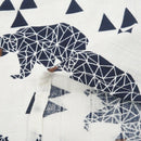 Black bear printing muslin Baby Cotton Swaddling bag Infant Newborns