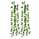 7 Packs Creeper Leaf Flowers Plastic Artificial Vine Wall Garden Decor Hanging