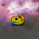 Palette Pigment Painting Brooch Art Student Backpack Jewelry Gift (Style 1) A