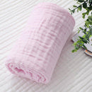 Baby Towel Cotton Gauze Super Soft Absorbent Baby Bath Towel 6 Layer Baby T