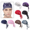 Turban Hat Chemo Cap Durag Muslim Beanie Hair Loss Headscarf Cover Hat Red