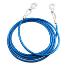 5M Car Steel Tow Cable Trunk Towing Strap Rack Rope 2 Hooks Cable Hauling