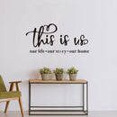 This is Us English Alphabet Removeable Wall Stickers Wallstickers Mural Art A