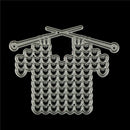 Knitting a sweater Metal Cutting Dies Stencil for DIY Scrapbooking Album Card Z