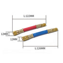 8 Pcs Durable Car A/C Air Conditioning Refrigeration Connector Adapter Hoses