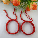 2X Feng Shui Red String Bracelet For Good Fortune Luck Succrss And Protectio 3C