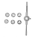 8pcs Circular Die Set M3 M4 M5 M6 M8 M10 M12 with 1 Wrench Hss Tap Die