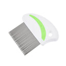Stainless steel needle comb hair brush shedding flea for cat dog pets trimmer JR