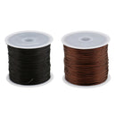 60M Salon Crystal Elastic String for Hair Thread Making Weaving Wig Black 5x