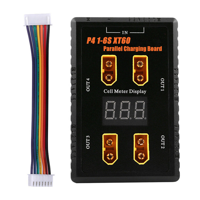 1-6S XT60 Battery Charger Parallel Charging Board Charging Balance Board 40A