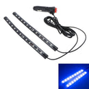 Blue 12 LED LED Rope Strip Light Night Lighting Outdoor Indoor Background Light