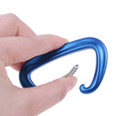 1 Pcs Outdoor Rock Climbing Security Safety Buckle Carabiner Hook Master L JR