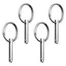 4 X Quick Release Pin For Boat Bimini Top Deck Hinge
