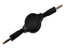 Black 3.5mm Jack AUX Cord Male to Male Stereo Audio Cable for PC iPod MP3 Car