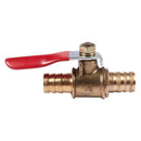 Full pass 10 mm diameter trousers Tail Pipe Red lever handle ball valve R2F2