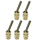 5 Pieces DN15 1/2Inch Adjustable Jet Straight Fountain Nozzle Valve Spray Head,