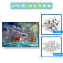 1000pcs DIY Sea Sailing Boat Puzzle Educational Learning Assembling Toys A