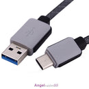 Micro USB-C 3.1 Type C Male to USB 3.0 Male Adapter OTG Data Sync Charge Ca
