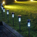Solar Powered Led Lights Outdoor Path Spot Lamp Yard Garden Lawn Landscape  Y7X2