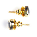 2pcs Zinc Alloy Guitar Strap Buckles Lock Button Buckle for Electric Guitar
