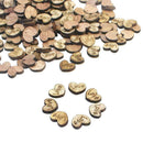 200Pcs Rustic Wooden Love Heart Wedding Table Scatter Wood Top Craft Decora U0X5