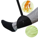 Adjustable Airplane Train Footrest Folding Foot Rest Lounger Leg Hammock Y