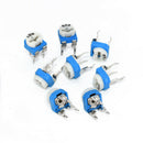 100pcs Horizontal Blue And White Adjustable Resistance Box Set Iron Usef WND