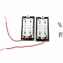 1set of 2 Zebra Faced Humbucker Double Coil Pickups Electric Guitar