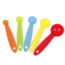 5pcs/set Measuring Spoons Colorful Plastic Measure Spoon Baking Measuring To Gw