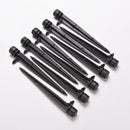 New 10x Black Adjustable Flow Irrigation Drippers 360Â° Emitter Drip System lj