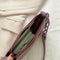Casual Alligator PU Women Handbag Tote Chain Underarm Shoulder Bag (Purple)