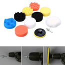 11x Car Buffing Pads Polishing Buffer For Drill Sponge Waxing Set Seal P2X9 V9U6